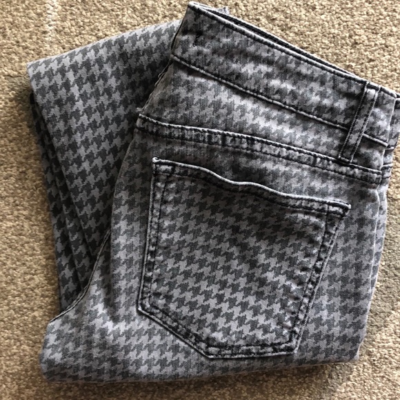 Rich & Skinny Legacy Grey Houndstooth Skinny Jeans - Picture 2 of 4